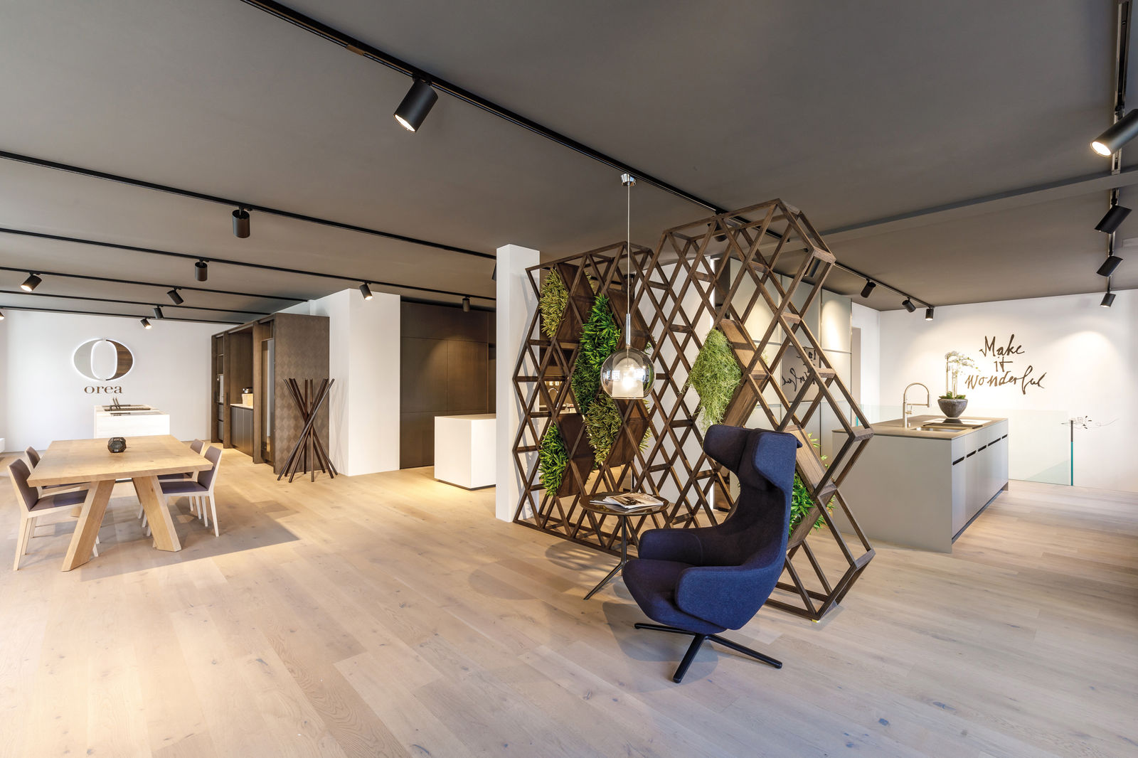 Gastfreundliches Ambiente erwartet die Besucher im Orea Showroom in Luzern.